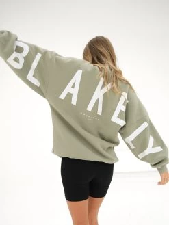 Isabel Oversized Jumper - Olive -Trend Wear Sales 1846BOliveLEADD