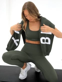 Isabel Oversized Jumper - Dark Khaki Green -Trend Wear Sales 1846GkhakigreenD 6