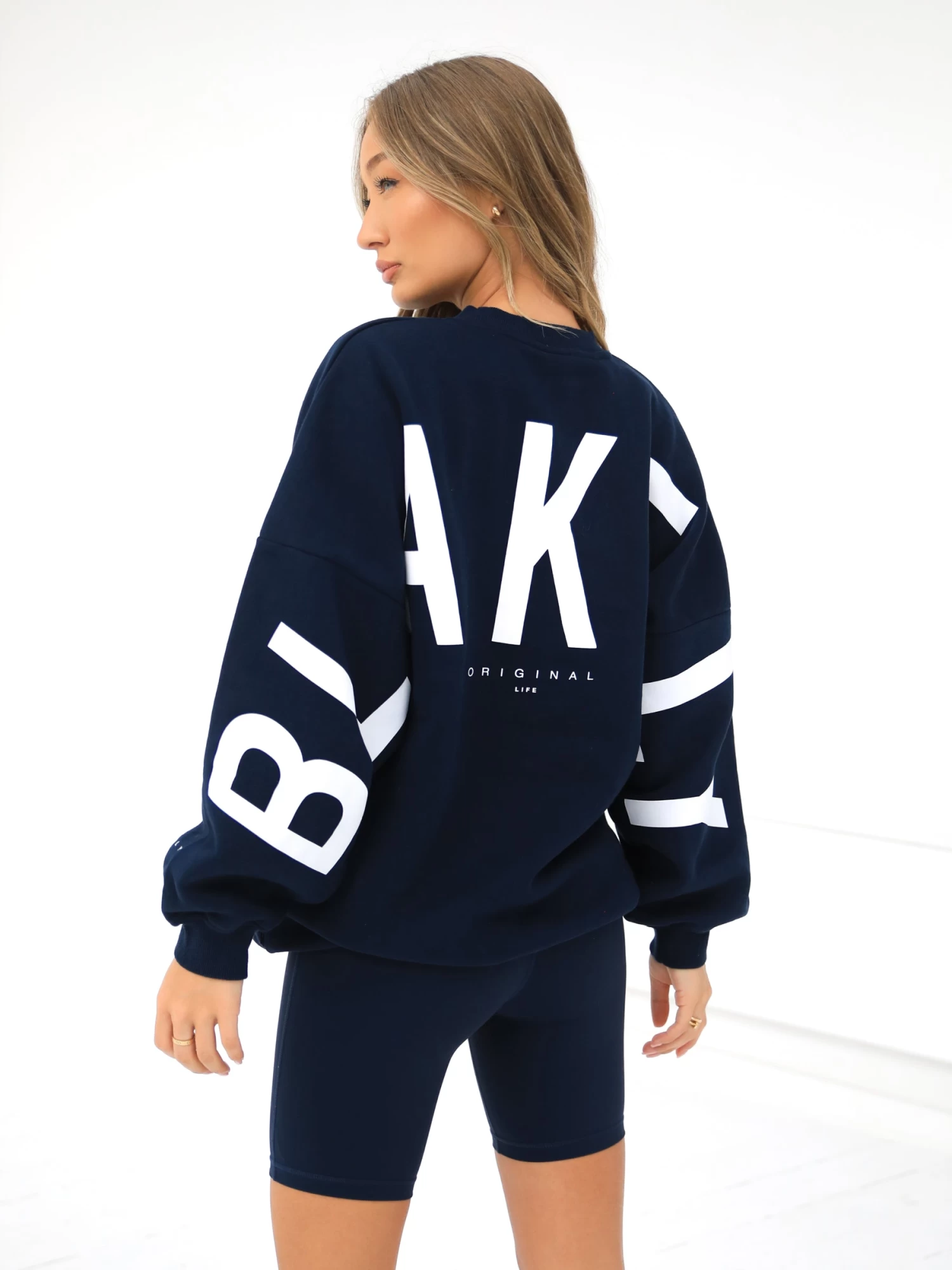Isabel Oversized Jumper - Navy Blue 7 Isabel Oversized Jumper - Navy Blue - Image 5