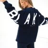 Isabel Oversized Jumper - Navy Blue -Trend Wear Sales 1846GnavyLEADD