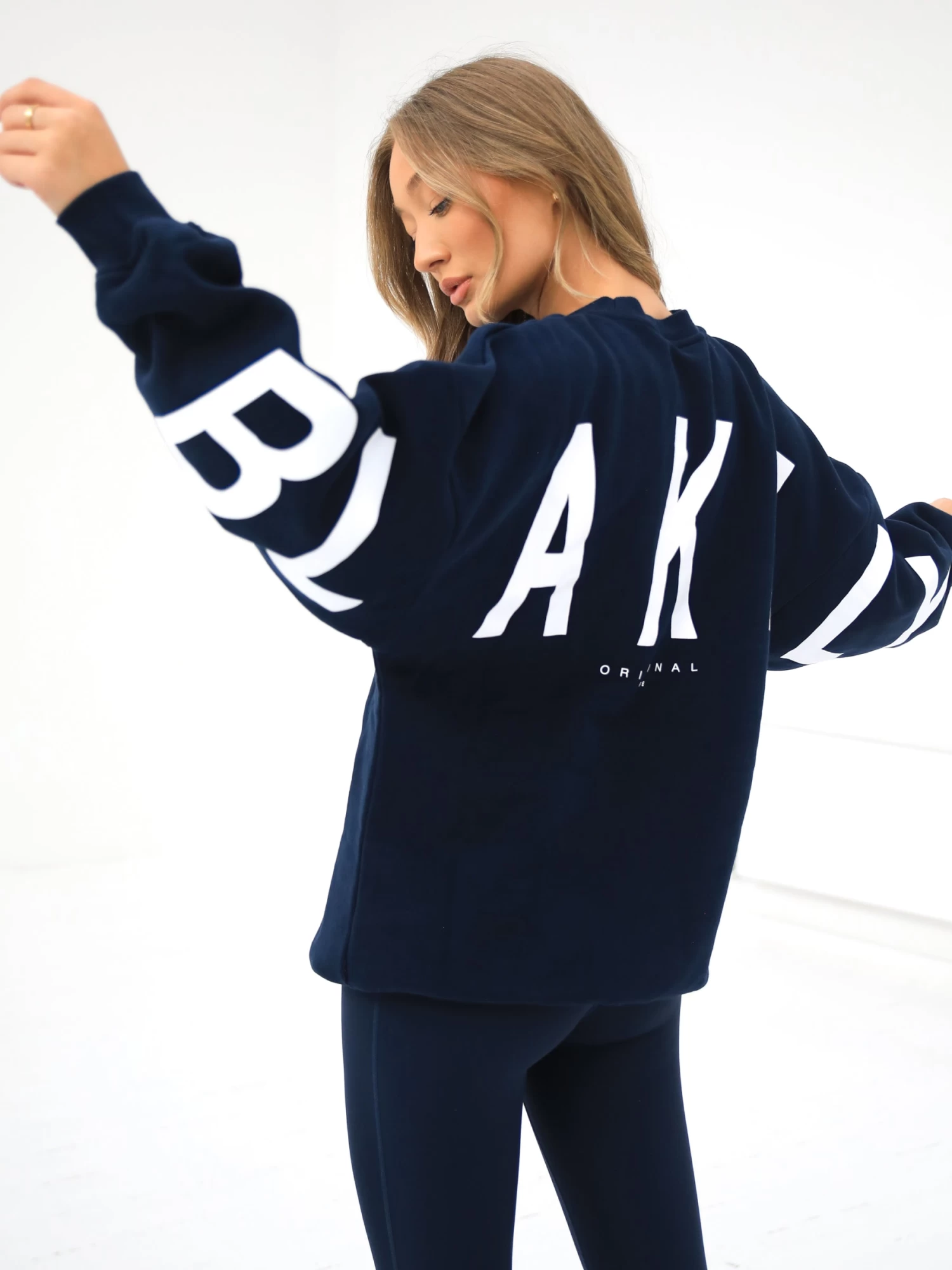 Isabel Oversized Jumper - Navy Blue 3 Isabel Oversized Jumper - Navy Blue
