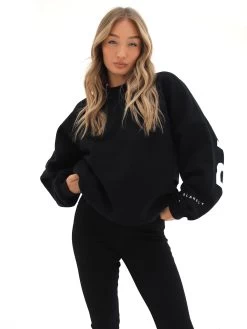 Isabel Oversized Jumper - Black -Trend Wear Sales 1846ISABELBLACK03