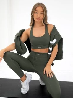 Ultimate Active Leggings - Khaki Green -Trend Wear Sales 1850 2khakigreenD 3