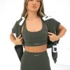 Ultimate Active Bra - Khaki Green -Trend Wear Sales 1850GkhakigreenD 1