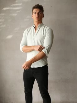 Pienza Shirt - Mint -Trend Wear Sales 1855AMint 02D