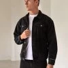 Greenwich Denim Jacket - Black 1 Greenwich Denim Jacket - Black -Trend Wear Sales 1895BLACK