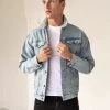 Greenwich Denim Jacket - Blue -Trend Wear Sales 1895BLUE