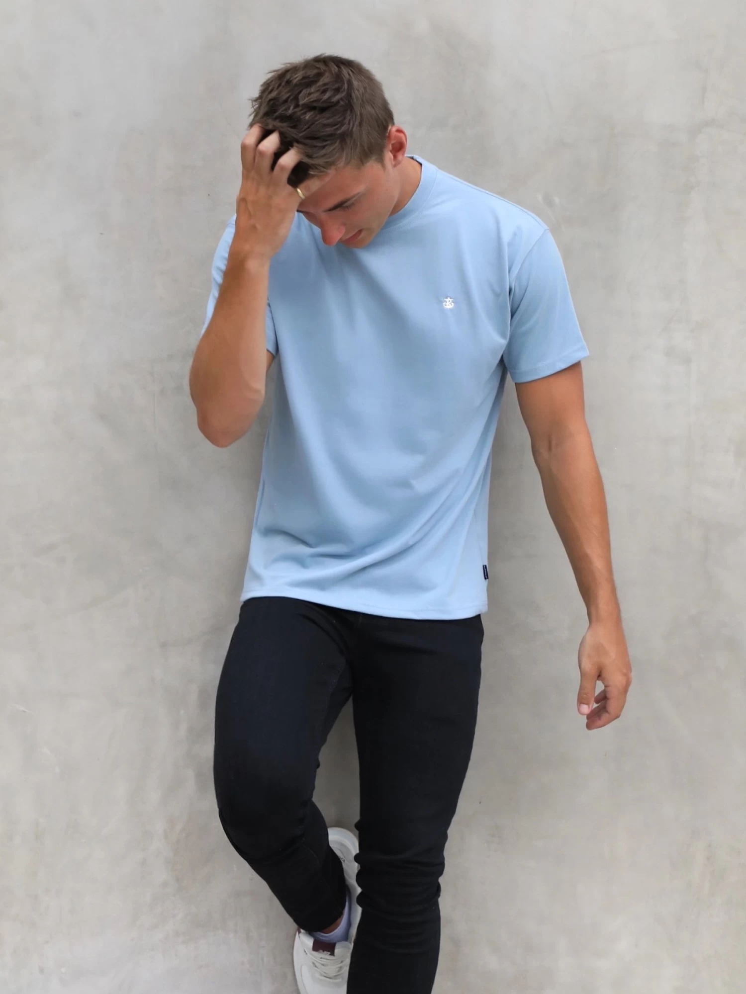 Anchor Relaxed T-Shirt - Ice Blue 5 Anchor Relaxed T-Shirt - Ice Blue - Image 3