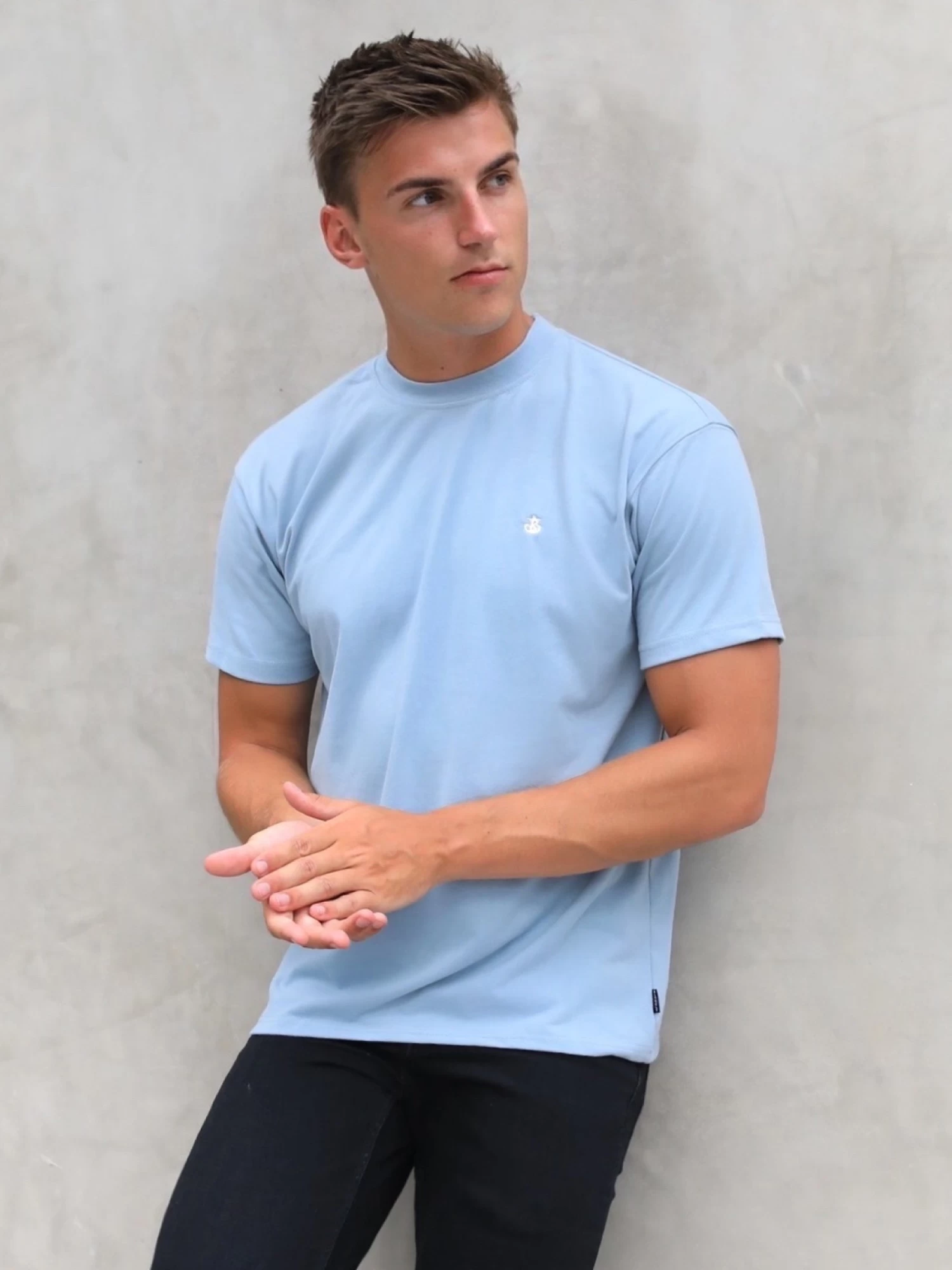 Anchor Relaxed T-Shirt - Ice Blue 3 Anchor Relaxed T-Shirt - Ice Blue