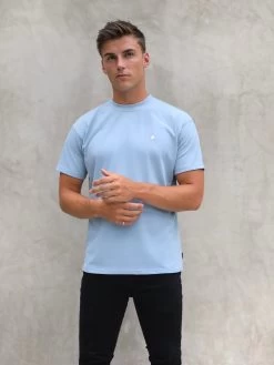 Anchor Relaxed T-Shirt - Ice Blue 12 Anchor Relaxed T-Shirt - Ice Blue -Trend Wear Sales 1966ALightBlue05D