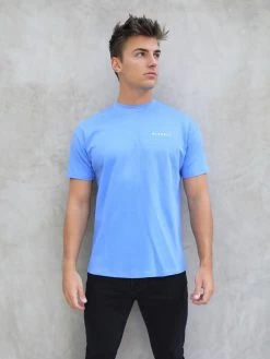 Series Relaxed T-Shirt - Light Blue -Trend Wear Sales 1966AMLIGHTBLUE 01D