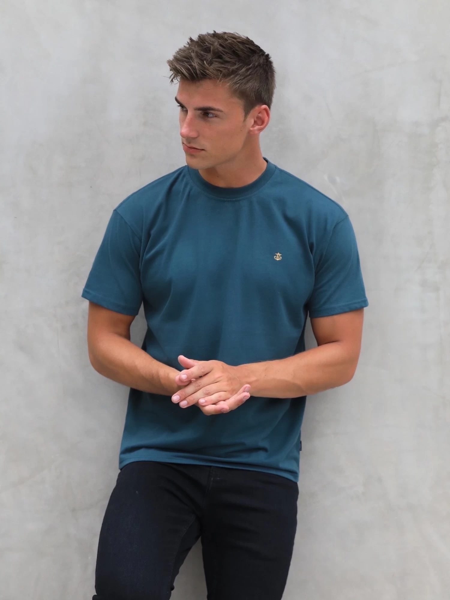 Anchor Relaxed T-Shirt - Teal Green 4 Anchor Relaxed T-Shirt - Teal Green - Image 2