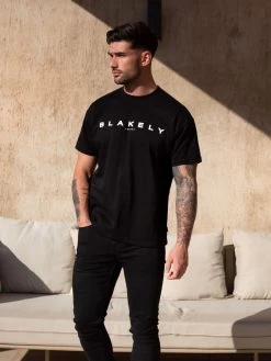 Evolved II Relaxed T-Shirt - Black -Trend Wear Sales 1966BBlack 03D