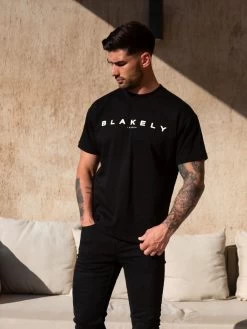 Evolved II Relaxed T-Shirt - Black -Trend Wear Sales 1966BBlack 04D