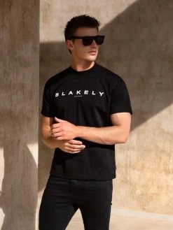 Evolved II Relaxed T-Shirt - Black -Trend Wear Sales 1966BBlack 08D