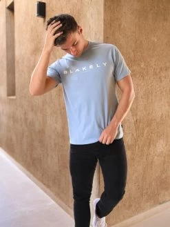 Evolved II Relaxed T-Shirt - Ice Blue 11 Evolved II Relaxed T-Shirt - Ice Blue -Trend Wear Sales 1966BLightBlue 05D