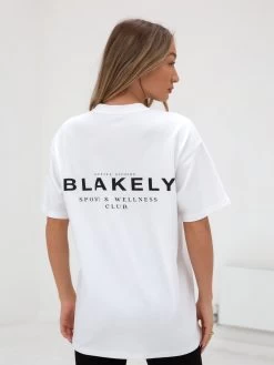 Active Studios Oversized T-Shirt - White -Trend Wear Sales 196BSFlatWhite 05D