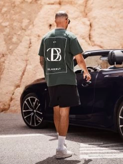 Riviera Initial Relaxed T-Shirt - Dark Green -Trend Wear Sales 196CDARKGREEND 1 956085ae e014 4cdc bb2b 9979d0d19c9d