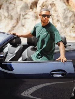 Riviera Initial Relaxed T-Shirt - Dark Green -Trend Wear Sales 196CDARKGREEND dbcade80 ce2d 43f3 a7d0 beb1a1e6d623