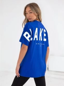 Isabel Oversized T-Shirt - Cobalt Blue