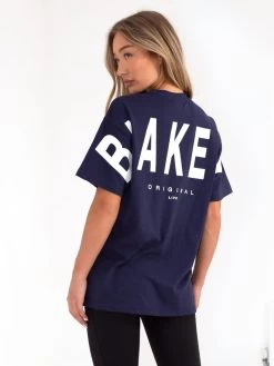 Isabel Oversized T-Shirt - Dark Navy -Trend Wear Sales 196IW NAVYD 3
