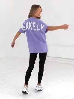Isabel Oversized T-Shirt - Violet -Trend Wear Sales 196IW VIOLETD 2