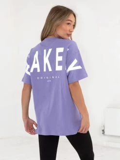 Isabel Oversized T-Shirt - Violet -Trend Wear Sales 196IW VIOLETD 4