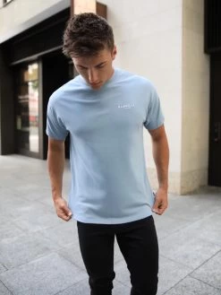 Universal Relaxed T-Shirt - Ice Blue 11 Universal Relaxed T-Shirt - Ice Blue -Trend Wear Sales 197BLLightBlue03D