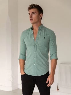 Arlo Soft Stretch Shirt - Green -Trend Wear Sales 2002Green 03D