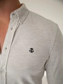 Arlo Soft Stretch Shirt - Grey 11 Arlo Soft Stretch Shirt - Grey -Trend Wear Sales 2002Grey 01D