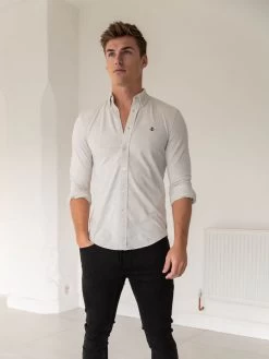 Arlo Soft Stretch Shirt - Grey 13 Arlo Soft Stretch Shirt - Grey -Trend Wear Sales 2002Grey 02D