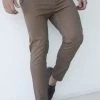 Sloane Slim Fit Tailored Chinos - Brown