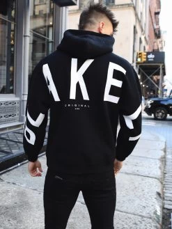 Idris Oversized Hoodie - Black -Trend Wear Sales 2011MBLACKD 2