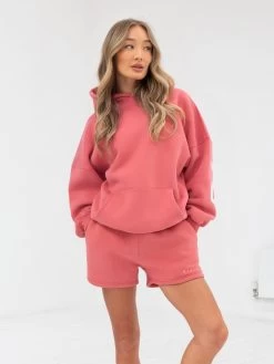 Isabel Oversized Hoodie - Sunrise Coral -Trend Wear Sales 2011WCoral 03D