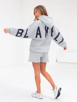 Isabel Oversized Hoodie - Marl Grey -Trend Wear Sales 2011WMarlgrey 04D