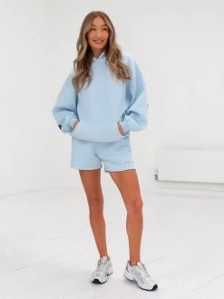 Isabel Oversized Hoodie - Powder Blue -Trend Wear Sales 2011WPowderBlue 01D