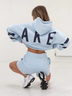 Isabel Oversized Hoodie - Powder Blue -Trend Wear Sales 2011WPowderBlue 05D