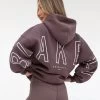 Outline Isabel Oversized Hoodie - Mauve Brown -Trend Wear Sales 20120LightBrownBACKLEADD
