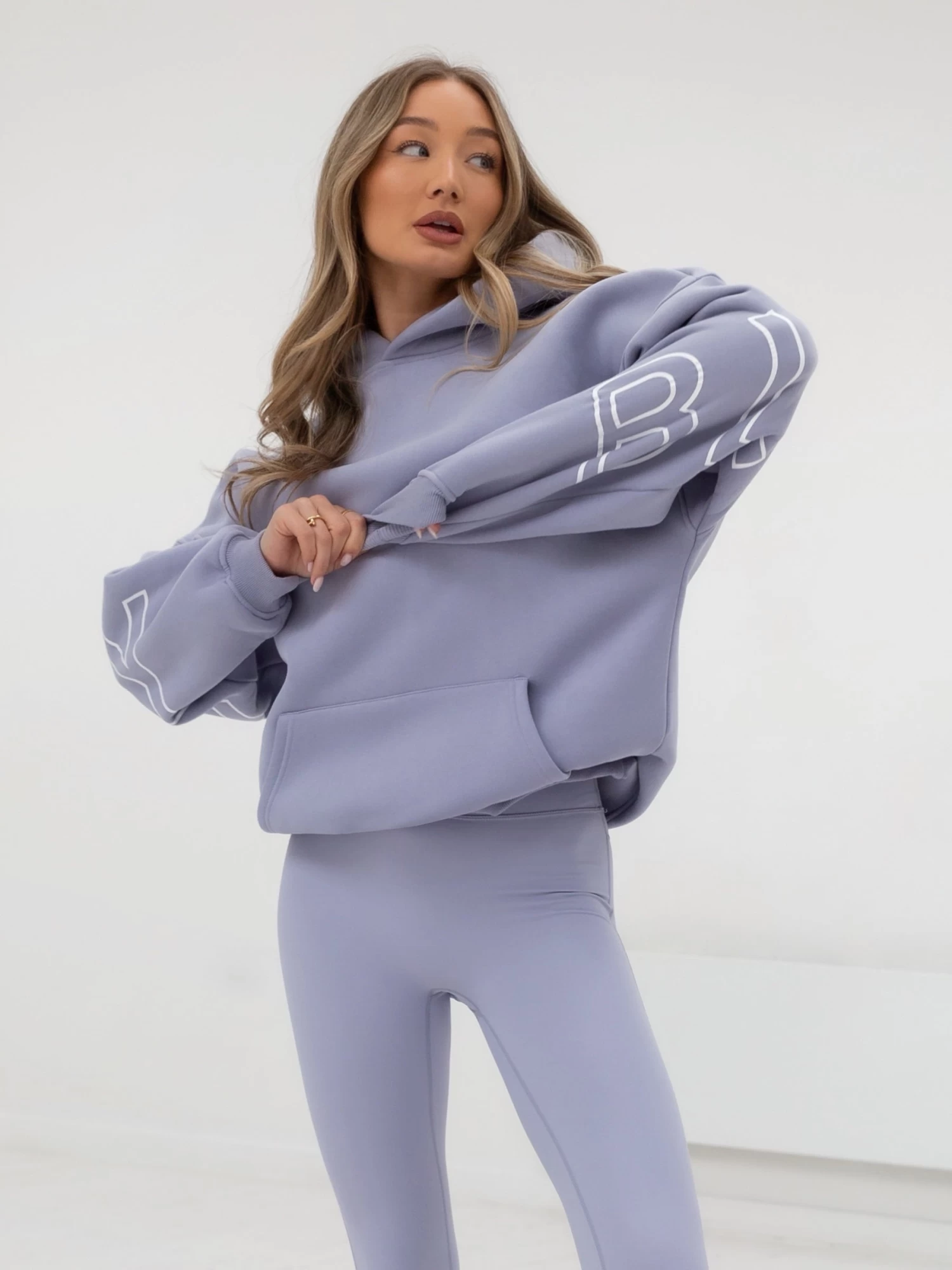 Outline Isabel Oversized Hoodie - Light Violet 6 Outline Isabel Oversized Hoodie - Light Violet - Image 4