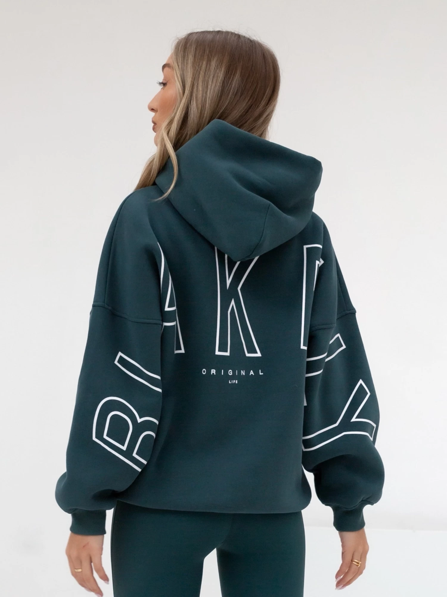 Outline Isabel Oversized Hoodie - Teal Green 7 Outline Isabel Oversized Hoodie - Teal Green - Image 5