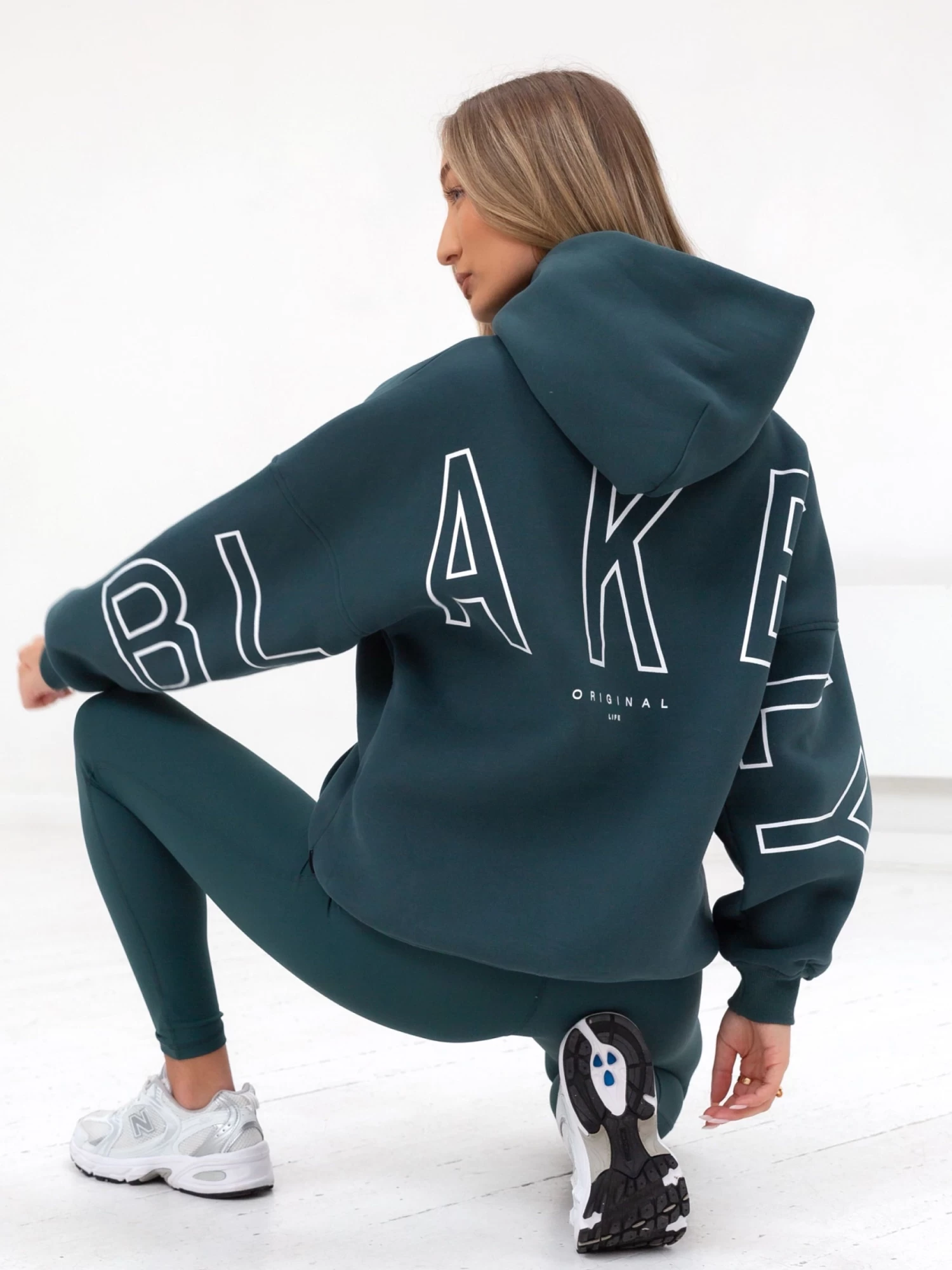 Outline Isabel Oversized Hoodie - Teal Green 3 Outline Isabel Oversized Hoodie - Teal Green