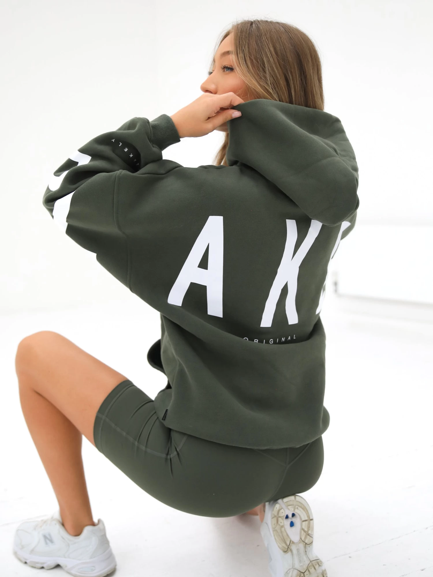 Isabel Oversized Hoodie - Khaki Green 9 Isabel Oversized Hoodie - Khaki Green - Image 7