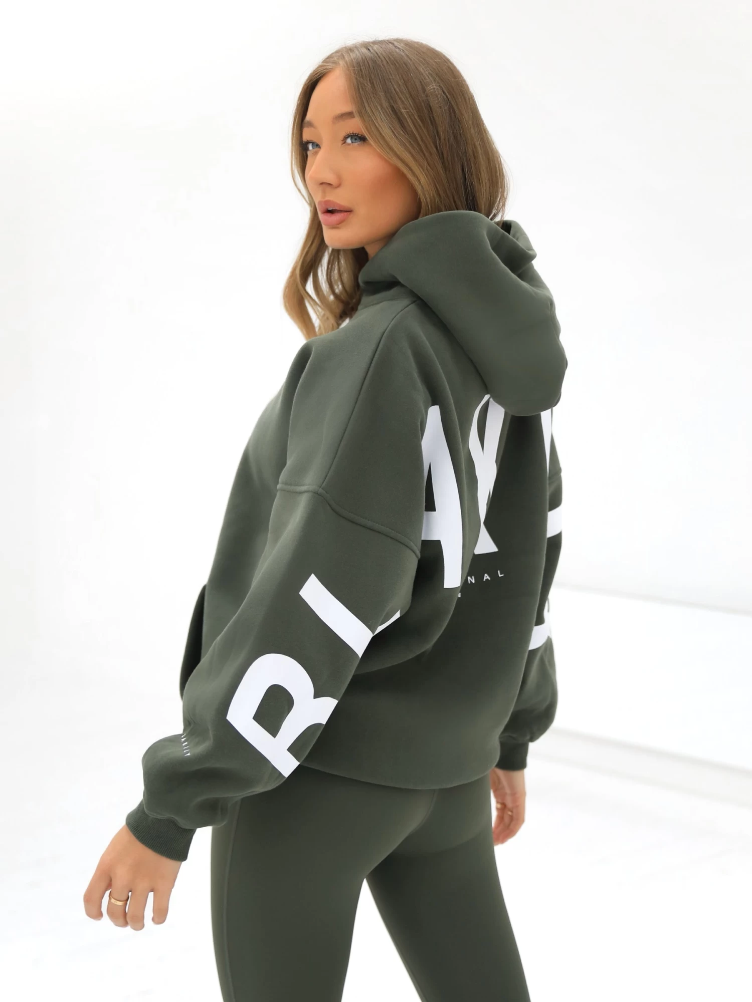 Isabel Oversized Hoodie - Khaki Green 8 Isabel Oversized Hoodie - Khaki Green - Image 6
