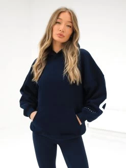 Isabel Oversized Hoodie - Navy Blue -Trend Wear Sales 2012GnavyD 2