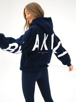 Isabel Oversized Hoodie - Navy Blue -Trend Wear Sales 2012GnavyD 3
