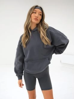 Isabel Oversized Hoodie - Charcoal -Trend Wear Sales 2012XGREYD 4