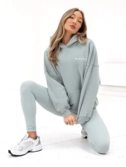 Active Studios Oversized Hoodie - Mineral Blue 16 Active Studios Oversized Hoodie - Mineral Blue -Trend Wear Sales 2015BSLightBlue 03D