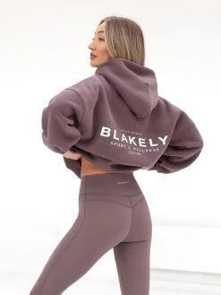 Active Studios Oversized Hoodie - Mauve Brown -Trend Wear Sales 2015BSLightBrown 09D