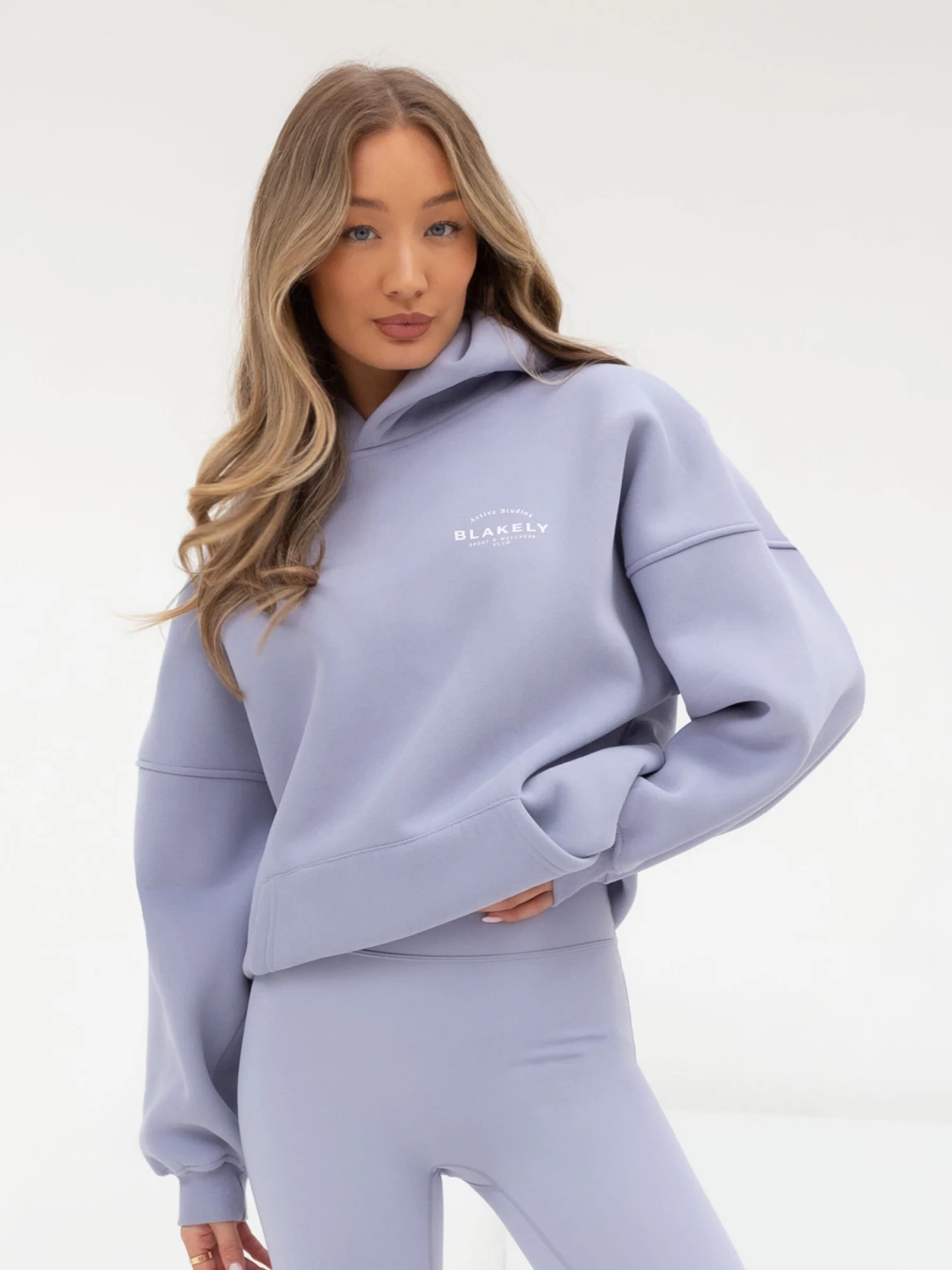 Active Studios Oversized Hoodie - Light Violet 4 Active Studios Oversized Hoodie - Light Violet - Image 2
