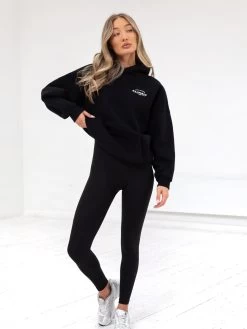 Active Studios Oversized Hoodie - Black 10 Active Studios Oversized Hoodie - Black -Trend Wear Sales 2015S Black 02D